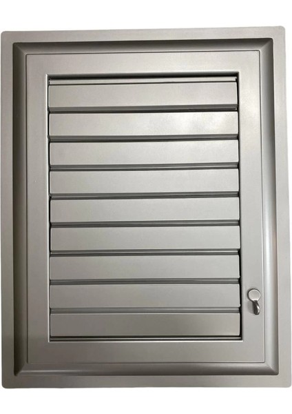 Plastik Menfez 65X65 Gümüş Banyo Wc Havalandırma