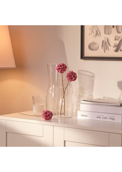 Smycka Yapay Çiçek Pembe 30 cm Scabiosa Stellata modelleri