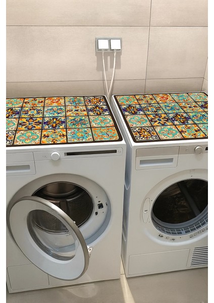 Çamaşır ve Kurutma Makinesi Üstü Düzenleyici Matı Örtüsü Kaymaz Sıvı Geçirmez 27251004 modelleri