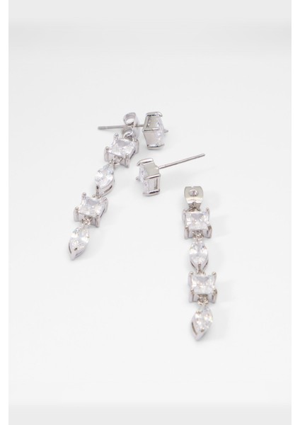 Troer Kadın Küpe - Metalik