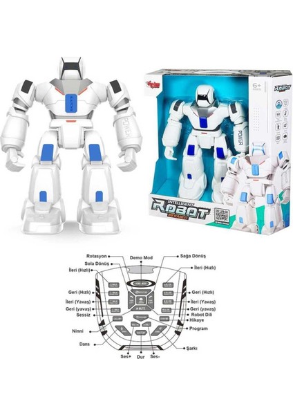 Vardem Seçtim Aldım Interaktif Dansçı Robot Kumandalı Hareketli F/f Sesli Şarjlı 6