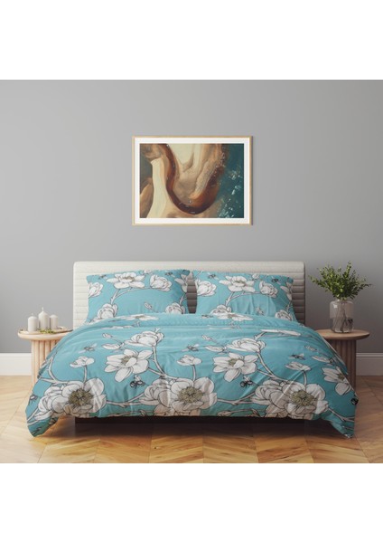 Cotton Collection Çift Kişilik Nevresim Takımı Elora