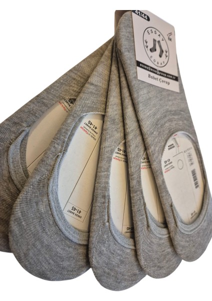 Erkek Slikonlu Babet Çorap 5'li fiyatları