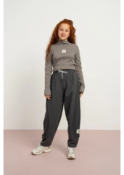 Kız Çocuk 7853 Yanları Kaşkorse Pantolon