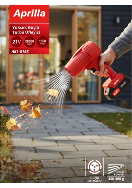ABL-8168 Kablosuz Turbo Üfleyici Yüksek Hızlı Hava Akışı indirimleri