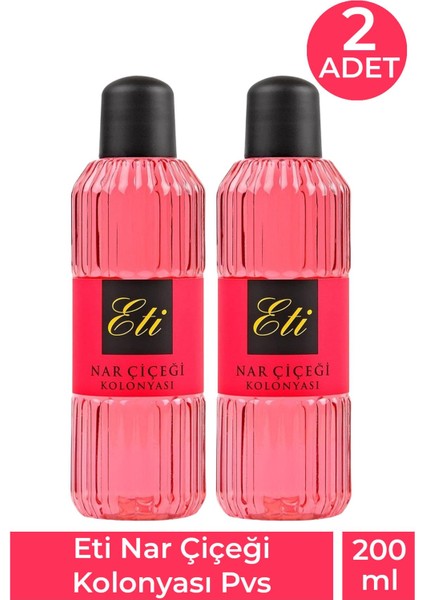 Nar Çiçeği Kolonyası Pvc 200 ml 2 Adet