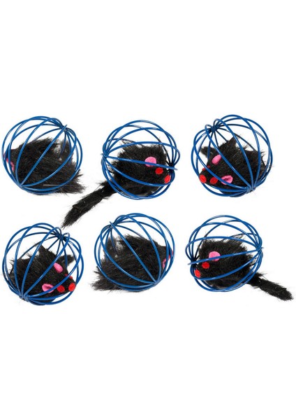 Techmrt Karlıe Top Içinde Peluş Fare 5 cm