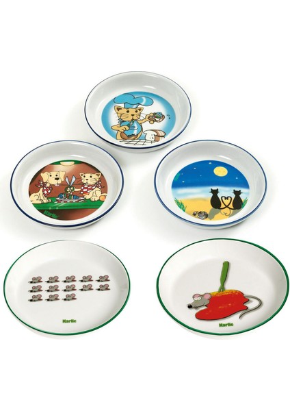 Techmrt Karlıe Seramik Kedi Mama Kabı Aydede 200ML