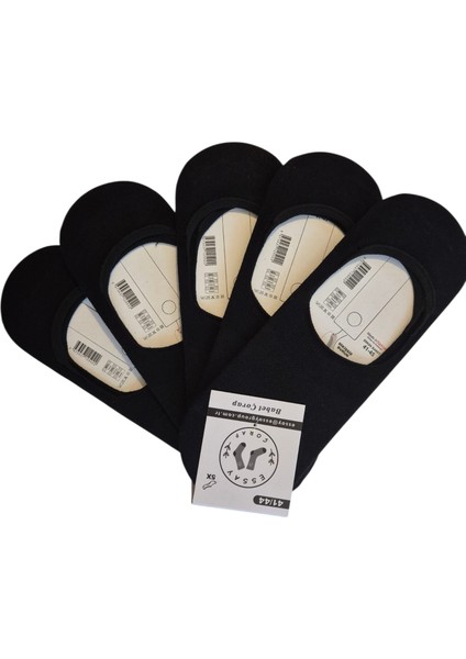 Erkek Slikonlu Babet Çorap 5'li modelleri