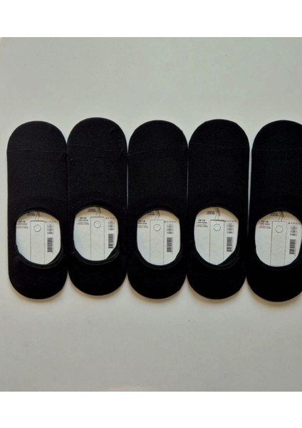 Erkek Slikonlu Babet Çorap 5'li