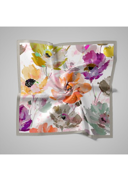 Coolness Viscon Eşarp | Masalsı Çiçek