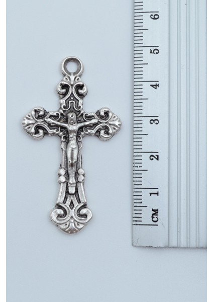 Hz. İsa Haç Gümüş Kaplama Deri İp Kolye modelleri