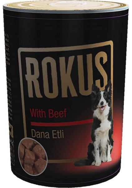 Techmrt Rokus Dana Etli Köpek Konservesi 410G ROK240410LRADL1