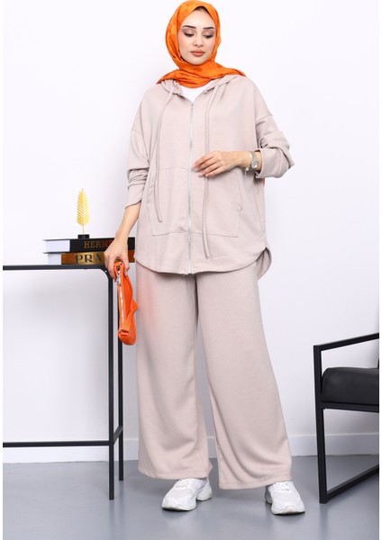Taş Önü Kısa Arkası Uzun Tunik Pantolonlu Takım fiyatları