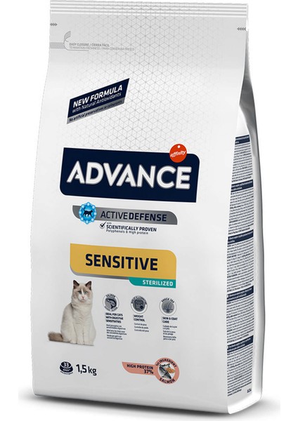 Techmrt Advance Cat Sterılızed Salmon Sensıtıve 1.5 kg
