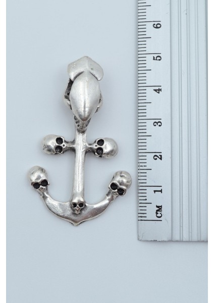 Kuru Kafa Deniz Çapa Gümüş Kaplama Deri Ip Kolye modelleri