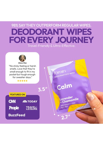 Lavanta ve Papatyalı Deodorant Mendil 15 Adet indirimleri