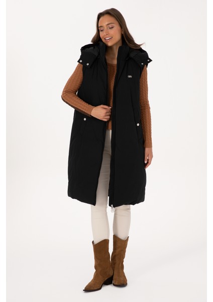 Kadın Siyah Yelek (Dokuma) 50308613-VR046 fırsatları