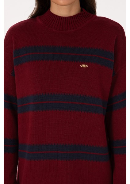 Kadın Bordo Kazak /triko 50314666-VR014