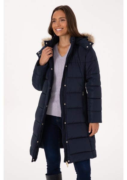 Kadın Lacivert Kaban 50308001-VR033