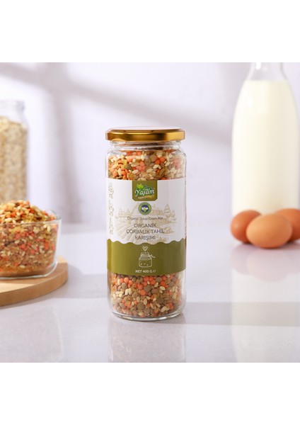 Organik +6 Ay Bebek Çorbalık Tahıl Karşım 400 gr