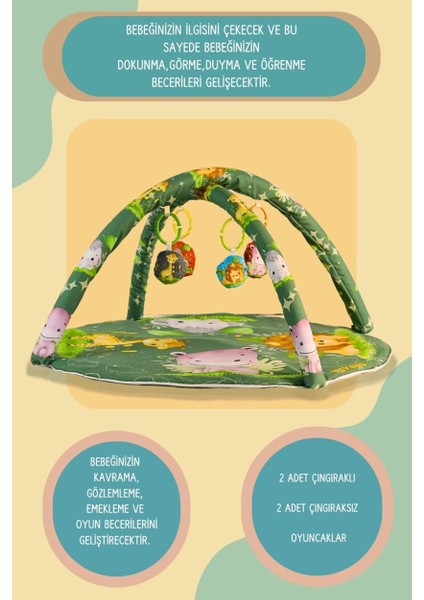 Neşeli Hayvanlar Oyun Halısı fiyatları