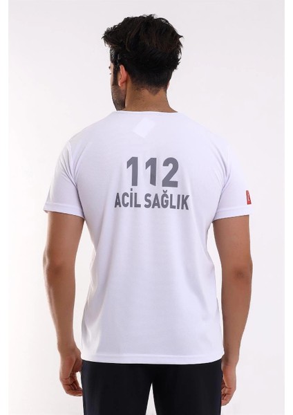 112 Dry Touch Unisex Kısa Kol - Beyaz fiyatları