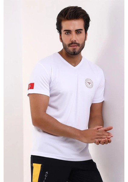 112 Dry Touch Unisex Kısa Kol - Beyaz modelleri