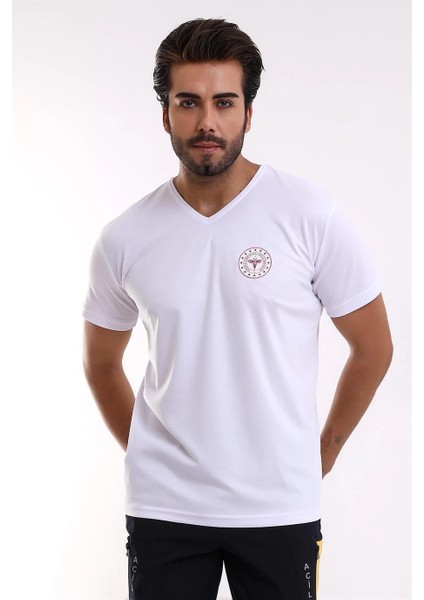 112 Dry Touch Unisex Kısa Kol - Beyaz fırsatları