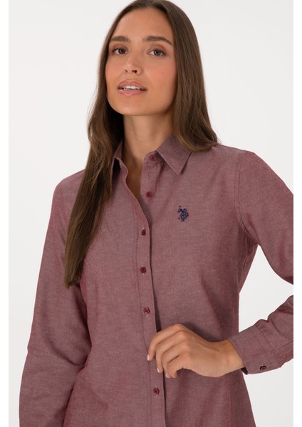 Kadın Bordo Gömlek Basic 50316711-VR014 fiyatları
