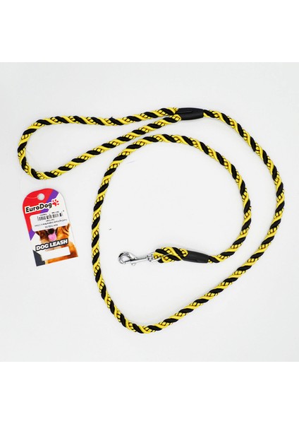 Techmrt Eurodog Köpek Uzatma 8mm x 120CM Sarı Siyah