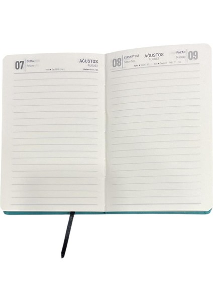 2026 Termo Deri Lastikli Günlük Cep Ajandası 9*14 fiyatları