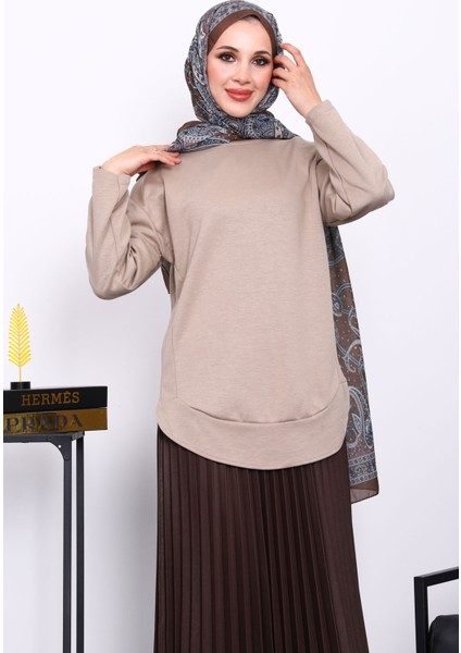 Vizon Bisiklet Yaka Modal Sweat