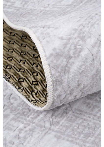 Brendon Koleksiyonu mt Ponpon Saçaklı Premium Kalite Oturma Odası, Mutfak, Antre, Koridor Halısı Gri fiyatları