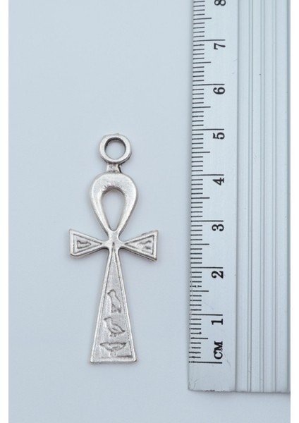 2'li Ankh Anahtarı - Nil'in Anahtarı Gümüş Kaplama Kolye Seti modelleri