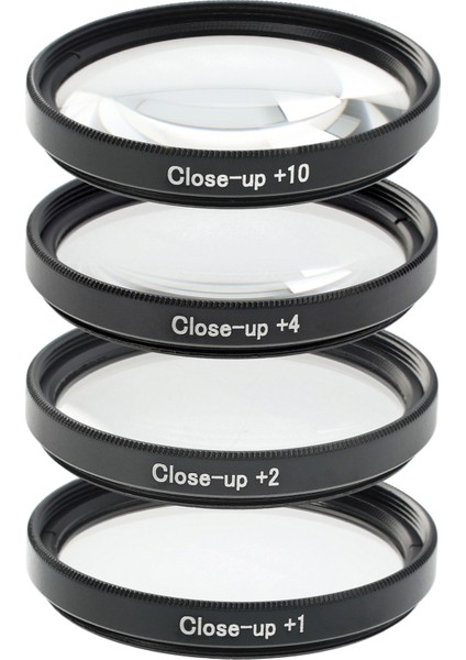 40.5mm Close-Up Filtre Seti – 4’lü Diyopter (+1, +2, +4, +10) | Optik Cam | Taşıma Çantalı indirimleri