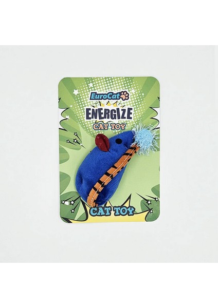 Techmrt Eurocat Kedi Oyuncağı Uzun Kuyruklu Fare