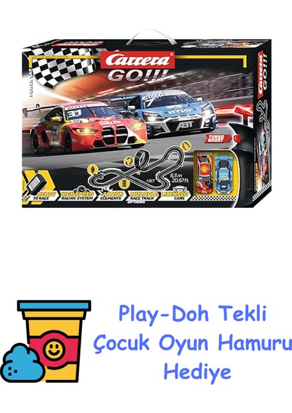 Go Dtm Güç Turu/go Dtm Power Lap + Play-Doh Oyun Hamuru