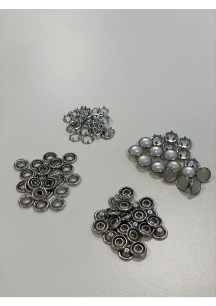 10.5mm Sedefli Klikıt Çıtçıt ve Aparatı (Kalıbı) 100 Takım modelleri