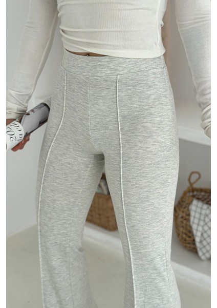 Kadın Yüksek Bel Ispanyol Paça Tayt – Retro & Şehirli Stil fırsatları