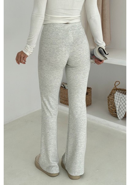 Kadın Yüksek Bel Ispanyol Paça Tayt – Retro & Şehirli Stil