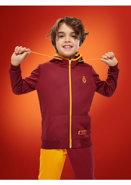 Galatasaray Fermuarlı Çocuk Hoodie C251033