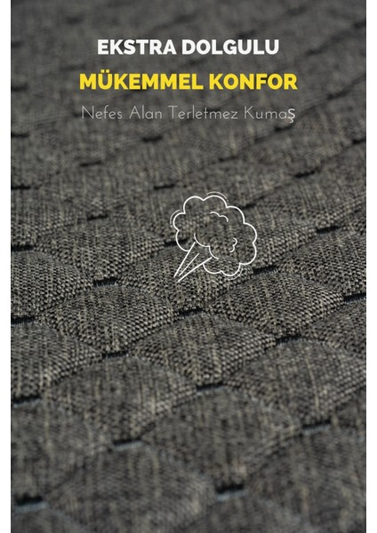 Terletmez Ergonomik,cepli Kaymaz Keten Oto Kılıf-Minder (7parça Set) modelleri
