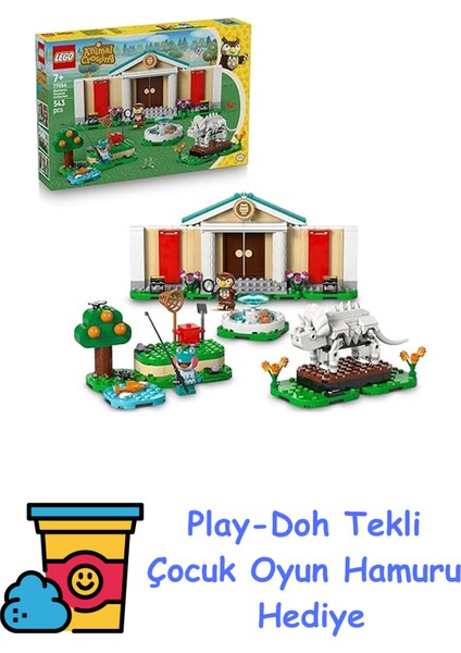 Animal Crossing Blathers Müze Koleksiyonu 77056 – 7 Yaş ve Üzeri Çocuklar Için Doğa Temalı Hayvan Figürlü Yaratıcı Oyuncak Yapım Seti (543 Pr) + Play-Doh Oyun Hamuru