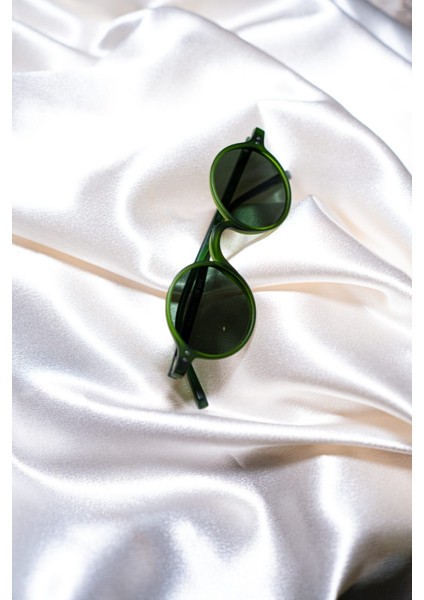 CG2873 Yeşil Unisex Yuvarlak Güneş modelleri