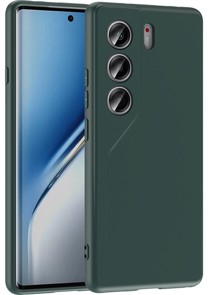 Tecno Camon 40 Pro Kılıf Vrdr Mara Lansman Kapak - Koyu Yeşil fiyatları