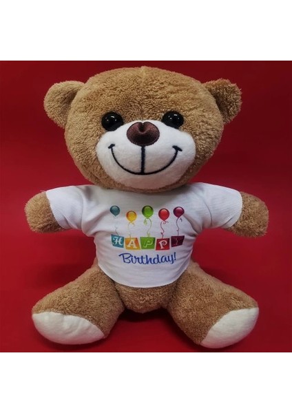 Happy Birthday Tişörtlü Ayıcık