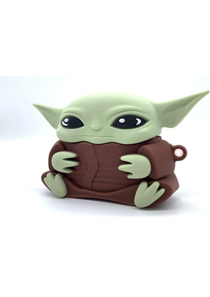 Airpods Pro 3. Nesil Uyumlu Bayb Yoda Karakter Silikon Koruma Kılıf ( 2025 )