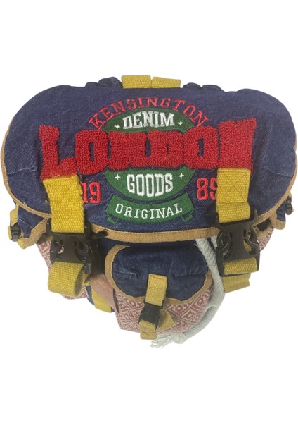 Tek Gözlü Vintage Disayn Unisex Sırt Günlük Okul Gezi Kamp Trekking Çantası Kc Ahtapot Bag 26 cm x 42 cm modelleri