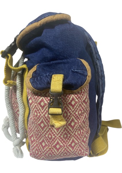 Tek Gözlü Vintage Disayn Unisex Sırt Günlük Okul Gezi Kamp Trekking Çantası Kc Ahtapot Bag 26 cm x 42 cm indirimleri